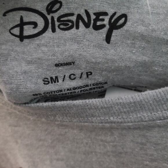 Disney Womens Sz S Gray Mickey Mouse Graphic Tee - Picture 4 of 4
